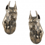 Boxer, German Boxer I - Dog statue, hanging bust, unique decoration for dog lover by Art-Dog brand
