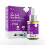 The Derma Co 2% Kojic Acid Face Serum I With 1% Alpha Arbutin & Niacinamide I For Dark Spots & Pigmentation IAll Skin types - 30ml
