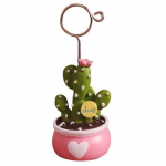 Fotom&auml;rkmed S&otilde;numikaardi klambrihoidik Kunstlik minikaktuse bonsai lauakaunistus 1#