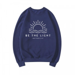 Ole kerge dressipluus kingitus kristlastele Mathew 5:14 Dressipluus Bible Verse Kampsun Naiste Pullover Religioosne kapuuts, Faith Top M tumesinine v&auml;rv