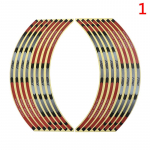 Mootorratta ratta kleebis Motovelje helkurkleeplint Vin&uuml;&uuml;l 17 18 triibud 1