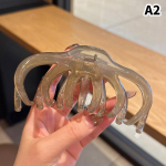 Korea naiste t&uuml;drukute plastikust juuksek&uuml;&uuml;nised juukseklambrid peakatted suures suuruses juuksen&otilde;el Krabi Barrette moekaunistused juukseaksessuaarid A3