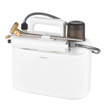 5-liitrine elektriline aiapihusti pumbaga pihusti 2200 mAh laetava akuga, 2-ga valge