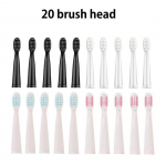 20 tk Sonic elektrilise hambaharja asendusharjapead Pehmed harjapea otsad Tarvikud S&uuml;gavpuhastus meestele ja naistele t&auml;iskasvanutele 20pcs