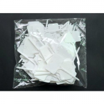 Seemiku etikett Lasteaia silt Plastikust T-t&uuml;&uuml;pi Aia lill Paks marker Taim 96x49mm valge