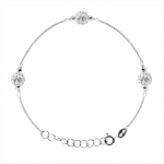 LOVA LOLA VAN DER KEEN - Bracelet - Joaillerie Prestige - V&eacute;ritable Cristal - Argent Massif 925 Milli&egrave;mes - Bijou Femme