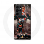 Coque Maniacase pour Samsung Galaxy S23 Ultra verstappen &eacute;clair Formule 1 Casque F1
