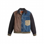 Levis V&auml;rviline Blokk Pikkade Varrukatega Teksist Jakk Meeste Jakid Mitmev&auml;rviline A3174-0012 XS