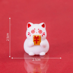 Mikromaastik Loominguline Armas &Otilde;nne Fat Fortune Cat DIY Dekoratsioonitarvikud Auto t&ouml;&ouml;laud Mini kaunistused Kontori t&ouml;&ouml;laud