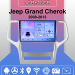 Android Carplay autoraadio Jeep Grand Cherok 2008-2013 jaoks multimeediam&auml;ngija peaseade stereo GPS-navigatsioon BT WIFI 2+32GB 1+16GB