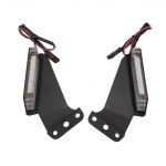 2 tk LED Eesmine Vilkuv Oranž Suunatuli BMW S1000RR 2019 2020 2024 2024 N&auml;htamatu Tiiva Indikaator must