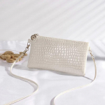 Krokodilli rahakott naistele m&uuml;ndikott Uus mood v&auml;ike randmekott Kvaliteetne PU-rahakott t&otilde;mblukuga Kinnine kommiv&auml;rvi