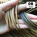 500g PE s&uuml;nteetiline rotangist kudumismaterjal plastikust silmkoeline m&ouml;&ouml;bel parandustoolilaud &uuml;mmargune PE-rotangist korv, kudumine rotangist