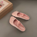 Luksuslikud satiinist siidist balletikingad Naine, Klassikaline kandiline varbaga kikilips, elastne riba Baleriinad, Naiste pehmed p&uuml;ksid 35 roosa