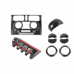 Autovarustuse peakatete aknat&otilde;stuki l&uuml;liti manuaalne kliimaseadme juhtpaneeli &otilde;hu v&auml;ljalaskeava Suzuki Jimny 2019 UP sisekujundustarvikutele s&uuml;sinikkiust set