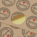 10 tk j&otilde;upaber Love Thanks Baking Seal Paste Pakendi etiketid Dekoratiivsed kleebised