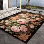 Euroopa magamistoa sisekujundus Lillevaip Prantsuse stiilis vaibad elutuppa Lounge vaip kohev pehme &otilde;ppematt 50*80cm