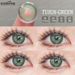 EYESHARE Color Contact Lenses Fashion Blue Soft Lenses Green Makeup Color Contact Lenses Brown Lenses Color Beauty Lenses 1 Pair