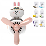 Cute Bear auto &otilde;huv&auml;rskendaja eeterliku &otilde;li tabletiga &ndash; auto &otilde;hutusklambriga &otilde;huhajuti propelleri ventilaatori disainiga