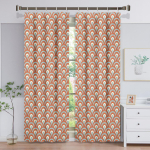 V&auml;rviline Kalasoomusega T&uuml;drukulaps Tr&uuml;kitud Pimendav Aknavineer Lastele Elutuba Magamistuba Vannituba K&ouml;&ouml;k Uks Kapi Konksud W50 X H130(CM)X2&Grommet Top gray