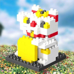 Nanoblock Maneki Neko III 116 t&uuml;kki (PCS) white