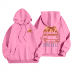 Naiste mood Naiste kerge pikkade varrukatega taskutega pullover Preppy graafiline kapuuts XXXL
