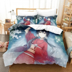 3D Anime Bungo Stray Dogs Voodipesukomplekt Kahekohaline &Uuml;hekohaline Kuningas Tekikott Tekk Padjap&uuml;&uuml;r Poisid T&uuml;drukud T&auml;iskasvanud Magamistuba Kodutekstiil EU Single 135x200cm