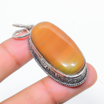 Polychrome Jasper Handmade 925 Sterling Silver Jewelry Pendant 2.17 d2o59