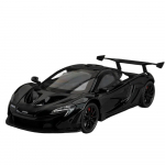 1/24 Sulamist Valatud McLaren P1 GTR Sportauto Mudel, Simulatsioonheli ja -valgusega T&otilde;mmatav M&auml;nguauto, Metallist Superauto Mudel M&auml;nguasi Kingitus 1/24-Size:21*9.5*5.5cm must