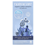 Natracare, orgaanilisest puuvillast tampoonid, aplikaator kaasas, super, 16 tampooni white