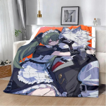 Zenless Zone Zero ZZZERO ZZZ Nicole Prinditud Tekk Piknikutekid Soe Tekk Pehme ja Mugav Kodu Reisimine S&uuml;nnip&auml;evakingitus 80x60in