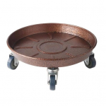Ratastega metallist taimekast Tugev 360-kraadine veeretaim Dolly alus, &uuml;mmargune ratastega istutusrulli alus potilillede jaoks 50cm