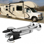 300DB auto &otilde;husarv tsingisulamist kroomitud topelttoru valjuh&auml;&auml;ldi rongilaeva maasturile haagissuvila mootorrattale DC 12V/24V auto sarv A