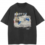 T&auml;navar&otilde;ivad Funny Graphic T-s&auml;rk Puuvillane Pestud Must Ts&auml;rk Unisex Topid Tees Suvine l&uuml;hikeste varrukatega T-s&auml;rk S must