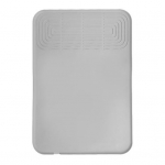 Silikoonist kohvialus libisemiskindla haardega n&otilde;ude kuivatusmatid BPA-vaba veekindel kuumakindel t&ouml;&ouml;pinna matt espressojoogi baarijaama tarvikud hall