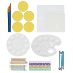 41 tk Mandala punktide panemise t&ouml;&ouml;riistade komplekt DIY kunsti&scaron;abloon kaunistus pulgad maalimise tarvikud