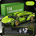 1314tk Tehniline 1:14 V&otilde;idus&otilde;idu Spordiauto Mudel Ehitusklotsid MOC Linna S&otilde;iduk Superauto T&auml;iskasvanute M&auml;nguasi Poisile Lastele Kingitus With Box green