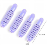 4 tk naturaalne kohev juukseklamber lokkis plastist iseseisev juuksejuure kohev klamber lilla