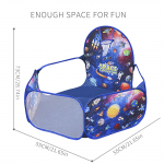 T&auml;histaevas basseinis laskmine laste ookeanibasseini tara kokkupandav siseruumides beebi m&auml;nguasjade bassein Bobo bassein laskmine korvpalli bassein sinine