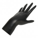 Naiste mannekeeni k&auml;tevaigust musta ehete vitriin hall