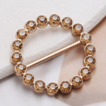 Luksuslik teemants&otilde;lmega metallsall ja T-s&auml;rgi &auml;&auml;repandlaga