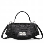 Naiste Uus K&otilde;rgekvaliteediline Krokodillimustriga Kaenlaalune Kott Tekstuuriga K&auml;ekott &Otilde;lakott Ristkeha Ema Kott