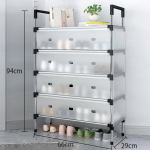 Mitmeotstarbeline kingariiul terasraamiga kaanega 4/5 korrust tolmuvaba DIY kingariiul