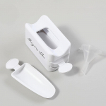 Nails art glitter powder sequins double layer manicure tool rhinestones gems decorations recycling box storage portable containe