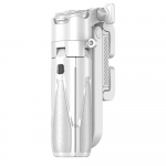 1TK Uue disainiga mini Bluetooth kaasaskantav teleskoopiline multifunktsionaalne statiiv telefoni selfie-pulk valge