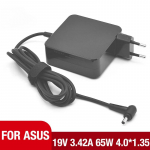 19V 3.42A 65W 4.0*1.35mm Vahelduvvoolu S&uuml;learvuti Adapter Laadija Asus ZenBook UX305L UX305CA UX303LN UX430U UX305U UX433FA UX510U jaoks must