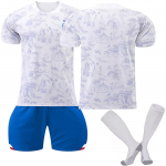 22/23 Prantsusmaa v&otilde;&otilde;rsil Jalgpallis&auml;rkid L&uuml;hikesed p&uuml;ksid Sokid Komplekt Uus hooaeg &Scaron;ortsid Sokid T&auml;iskasvanute Suurused Komplektid XL