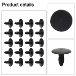 .20X poritiiva voodri kinnitusklambrid, surutihvt 6506293AA Jeep Grand-Cherokee AU jaoks.