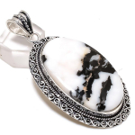 Buffalo Jasper Handmade 925 Sterling Silver Jewelry Pendant 2.84 p5w04