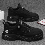 K&otilde;rge s&auml;&auml;rega Martini saapad Meeste kingad S&uuml;gis Uued T&ouml;&ouml;riiete kingad Meeste trendikad paksu tallaga spordijalatsid Vabaaja l&uuml;hikesed saapad 41 must